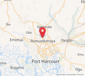 Map of Rumuodomaya, Rivers