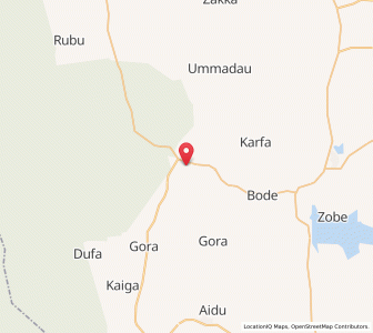 Map of Runka, Katsina