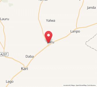 Map of Sade, Bauchi