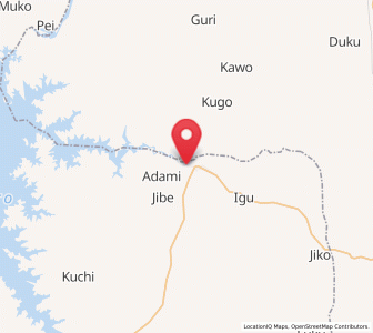 Map of Sarkin Pawa, Niger