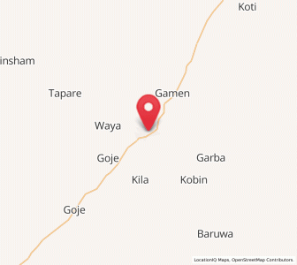 Map of Serti, Taraba