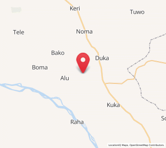 Map of Shanga, Kebbi