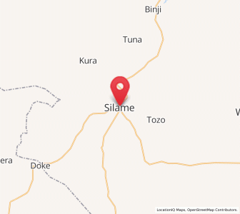 Map of Silame, Sokoto