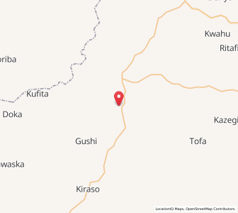 Map of Sofo-Birnin-Gwari, Kaduna