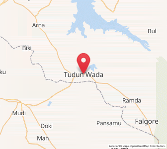 Map of Tudun Wada, Kano
