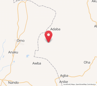 Map of Umulona, Enugu