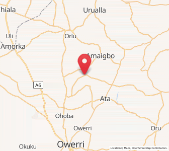 Map of Umundugba, Imo