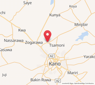 Map of Ungogo, Kano
