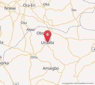 Map of Urualla, Imo