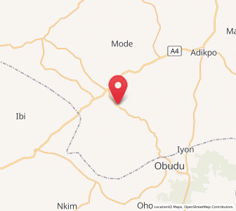 Map of Vandeikya, Benue