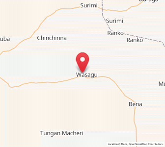 Map of Wasagu, Kebbi