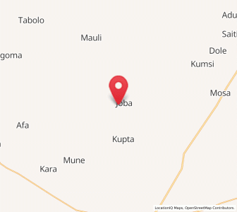 Map of Yajiwa, Borno