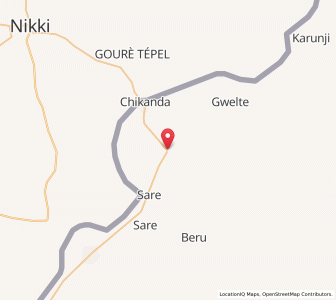 Map of Yashikira, Kwara
