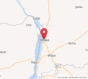 Map of Yelwa, Kebbi
