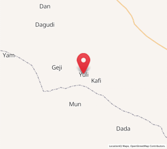Map of Yuli, Bauchi