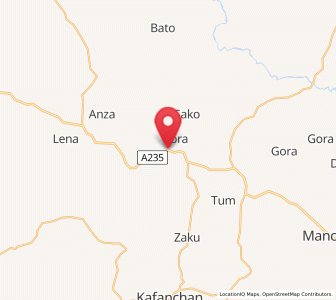 Map of Zonkwa, Kaduna