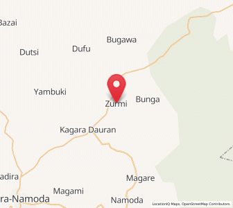 Map of Zurmi, Zamfara