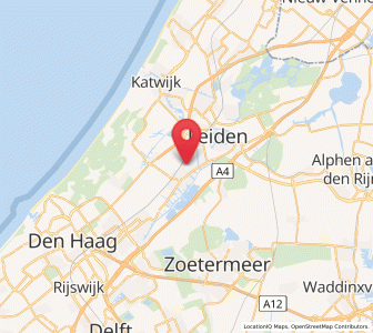 Map of Adegeest, South Holland