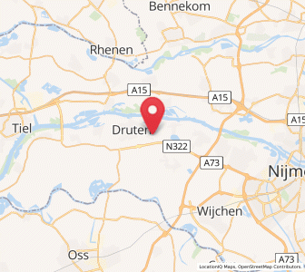 Map of Afferden, Gelderland