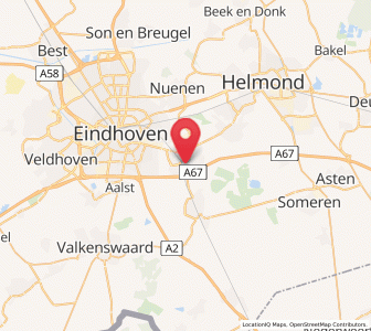 Map of Akert, North Brabant