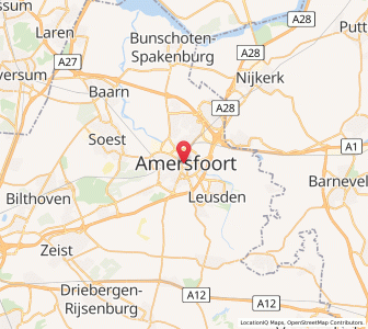 Map of Amersfoort, Utrecht