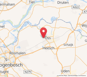 Map of Amsteleind, North Brabant