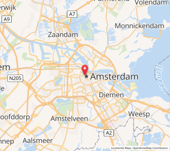 Map of Amsterdam, North Holland
