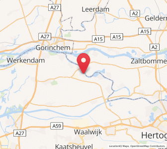 Map of Andel, North Brabant