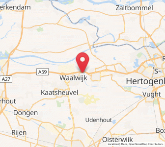 Map of Baardwijk, North Brabant