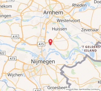 Map of Bemmel, Gelderland