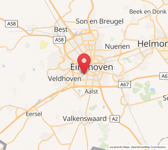 Map of Blaarthem, North Brabant