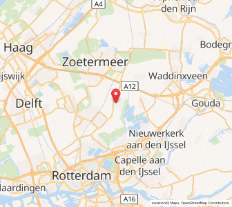 Map of Bleiswijk, South Holland