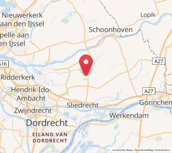 Map of Bleskensgraaf, South Holland