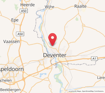Map of Borgele, Overijssel