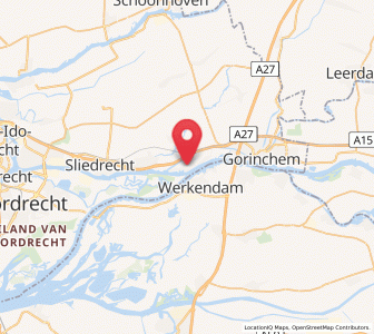 Map of Boven-Hardinxveld, South Holland