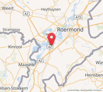 Map of Brachterbeek, Limburg