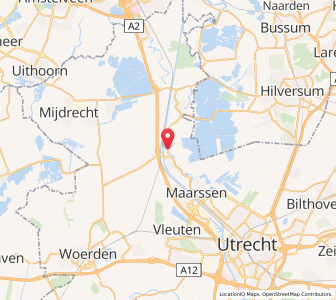 Map of Breukelen, Utrecht