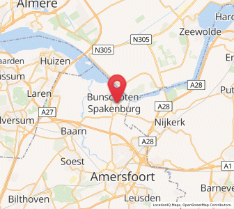 Map of Bunschoten, Utrecht