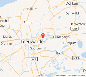 Map of Camminghaburen, Friesland