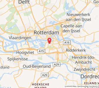 Map of Carnisse, South Holland