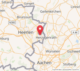 Map of Chevremont, Limburg