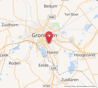 Map of Coendersborg, Groningen