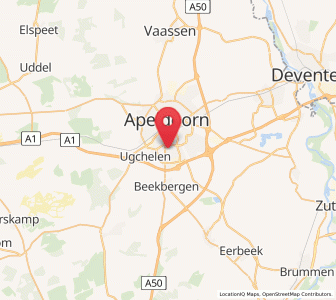 Map of Componistenkwartier, Gelderland