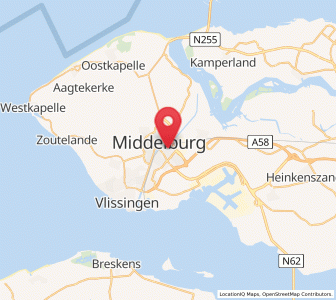 Map of Dauwendaele, Zeeland