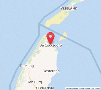 Map of De Cocksdorp, North Holland