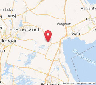 Map of De Goorn, North Holland