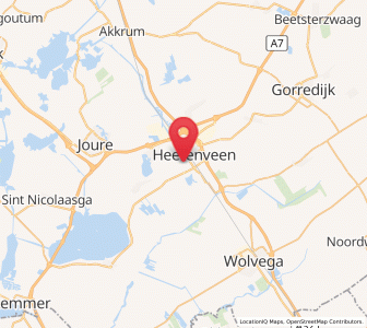 Map of De Greiden, Friesland