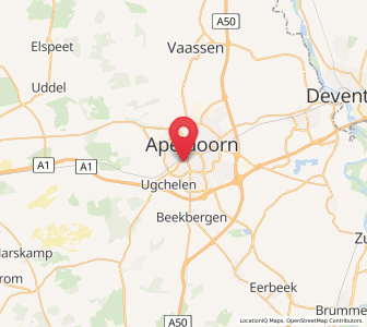 Map of De Heeze, Gelderland