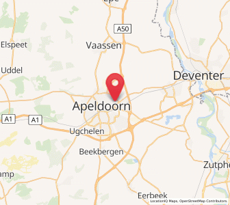 Map of De Mheen, Gelderland