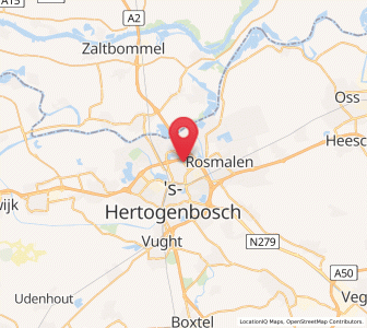 Map of De Rompert, North Brabant